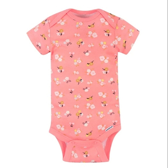 NWT Gerber 5 Pack Ballerina/Bunny Theme Short Sleeve Onesies Set☆6-9mo☆ - Picture 4 of 15
